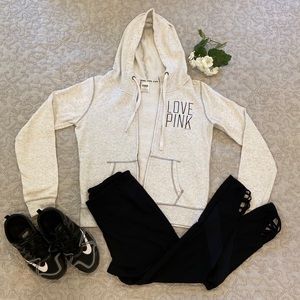 Victoria’s Secret Pink Zip-up Hoodie medium